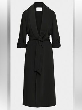 Aritzia Babaton Kahlo Robe Size L Black